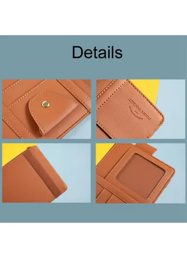 Car Sun Visor Zipper Pocket Storage Bag Microfiber Leather Cards Glasses Phone Holder Bag - Brown