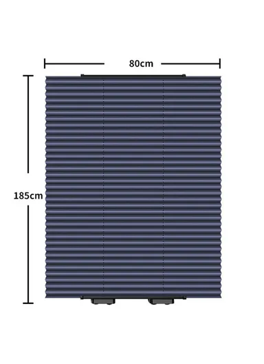 Car Sunshade Interior Windscreen Sunshade Curtain Shade with 6 Suction Cups (L80 x H185)cm - Navy