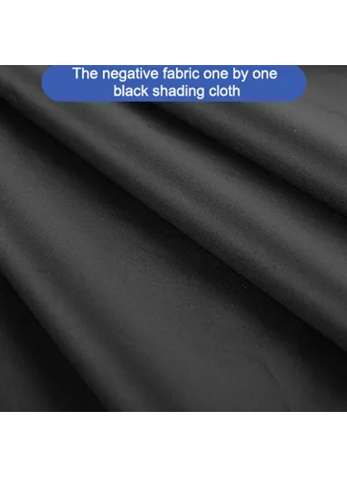 Cloth Magnetic Car Sunshade UV Protection Driver Front Side Window (L80 x W50 x H20)cm- Titanium Silver