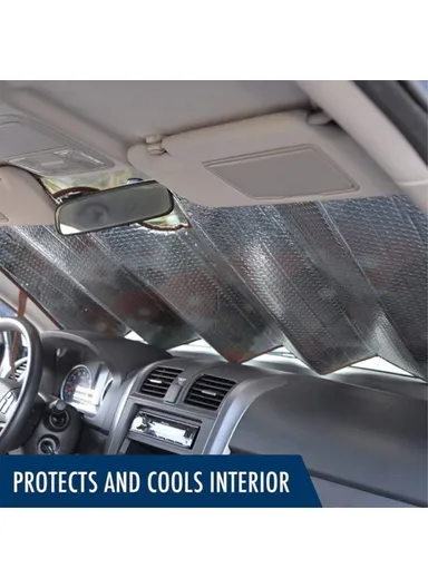 Car Windshield Sunshade Patterns Print UV Protection Front Window Sun Shade (L138 x H70)cm - Hamster