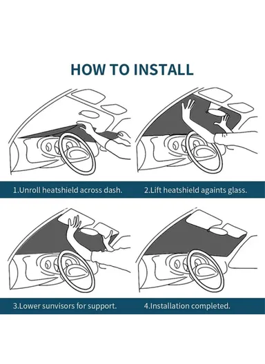 Car Windshield Sunshade Patterns Print UV Protection Front Window Sun Shade (L138 x H70)cm - Hamster