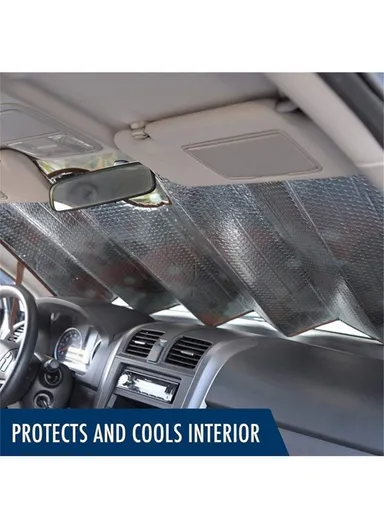 Car Windshield Sunshade Patterns Print UV Protection Front Window Sun Shade (L138 x H70)cm - Cat