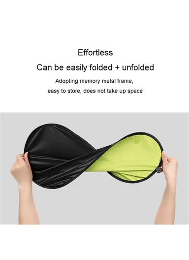 Car Window Sun Shade UV Protection Adjustable Auto Window Shade with Suction Cup (L58 x H36)cm - Black