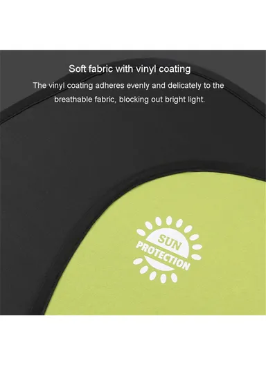 Car Window Sun Shade UV Protection Adjustable Auto Window Shade with Suction Cup (L58 x H36)cm - Black