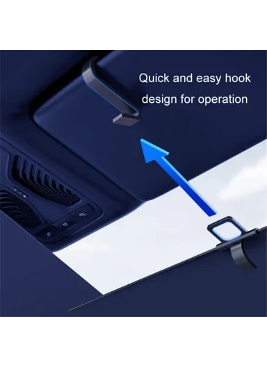 Car Windshield Sun Shade Auto SUV Sun Heat Block Hood Cover + 2 Front Sun Visor + 4 Side Window Sunshade