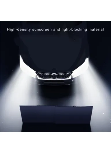 Car Windshield Sun Shade Auto SUV Sun Heat Block Hood Cover + 2 Front Sun Visor + 4 Side Window Sunshade