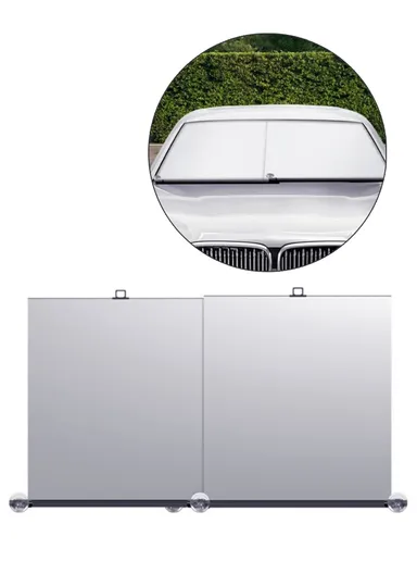 Car Windshield Sun Shade Auto SUV Sun Heat Block Hood Cover + 2 Front Sun Visor + 4 Side Window Sunshade