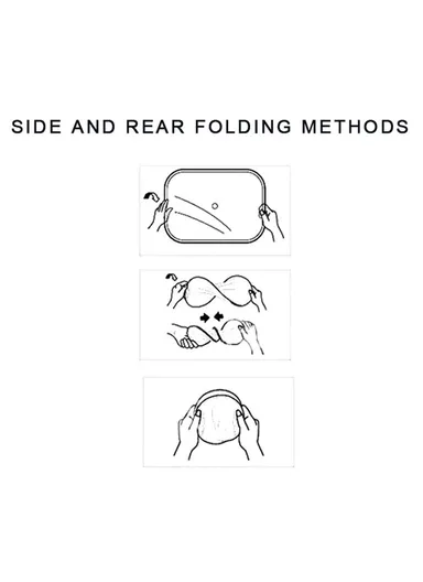 Photocatalyst Mesh Universal Car Sunshade Set 90% UV &amp; Heat Reduction, Easy Suction Cup Install