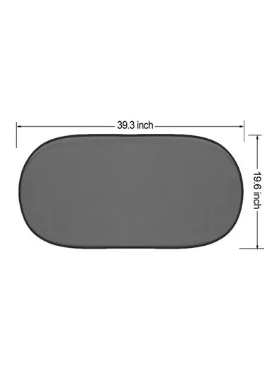 Photocatalyst Mesh Universal Car Sunshade Set 90% UV &amp; Heat Reduction, Easy Suction Cup Install