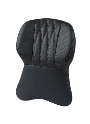 Car Headrest Neck Pillow, Vehicle Backrest Cushion Universal Protective Pillow Pad For All Seasons Automotive Accessory - Black