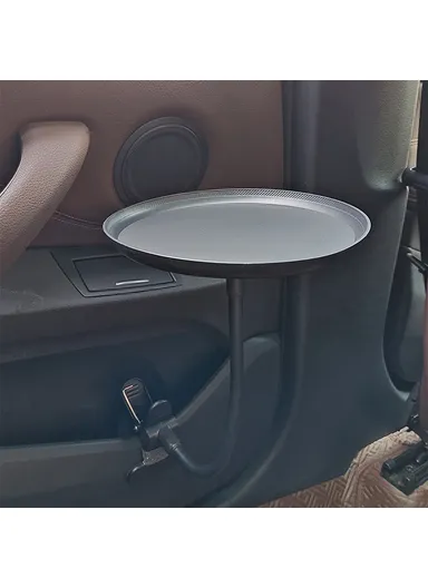 Clip-On Car Tray Table Laptop Desk Food Drink Holder Portable Vehicle Workstation