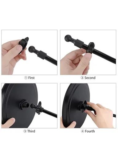 Clip-On Car Tray Table Laptop Desk Food Drink Holder Portable Vehicle Workstation