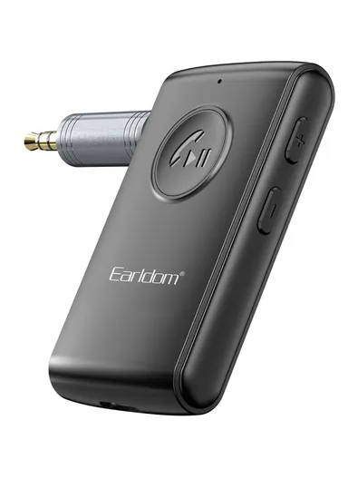 Bluetooth-compatible 5.3 Adapter Hand-Free Call 3.5mm AUX Car Audio Speaker Stereo Receiver ET-BR02