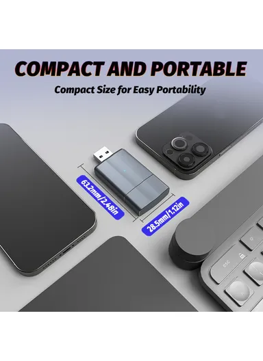 Wired to Wireless CarPlay Android Auto Upgrade Adapter USB &amp; TYPE-C Dual Interface PL2