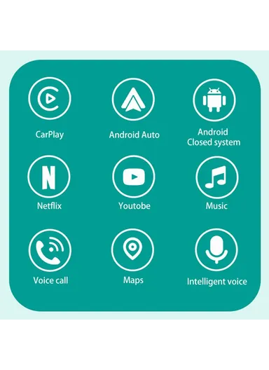 Wireless Car Play Adapter Box for Wired Car Systems Bluetooth-compatible 5.0 WiFi 5.8G Quad-Core A53 Processor FB3