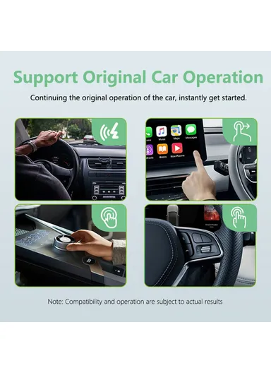 Wireless Car Play Adapter Box for Wired Car Systems Bluetooth-compatible 5.0 WiFi 5.8G Quad-Core A53 Processor FB3