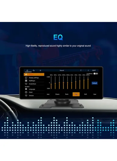 6.86-inch HD Display Portable Car Player Reversing Video Car Audio Player with Bluetooth Support &amp; FM Function W510-1