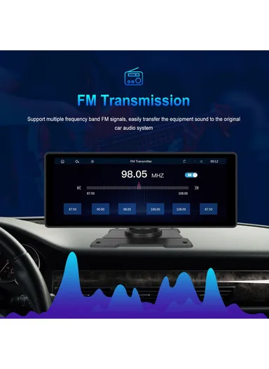 6.86-inch HD Display Portable Car Player Reversing Video Car Audio Player with Bluetooth Support &amp; FM Function W510-1