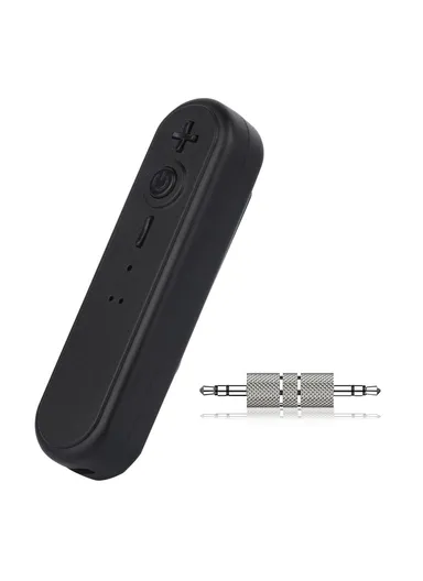 Wireless Bluetooth-compatible 4.2 Audio Adapter 3.5mm with Clip Design for Car Stereo Audio System Headphone Speaker Earbuds