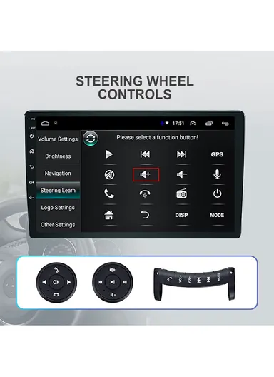 10-inch IPS Screen Android 12 GPS Navigation Car Multimedia Player 1+16GB R-910A