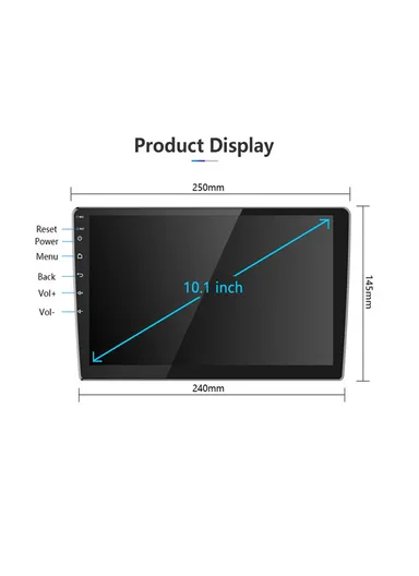 10-inch IPS Screen Android 12 GPS Navigation Car Multimedia Player 1+16GB R-910A