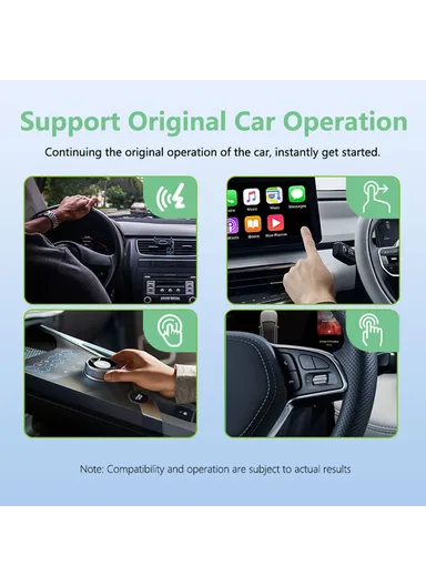 2+16GB Wired to Wireless CarPlay &amp; Android Auto Adapter Bluetooth &amp; WiFi FB1