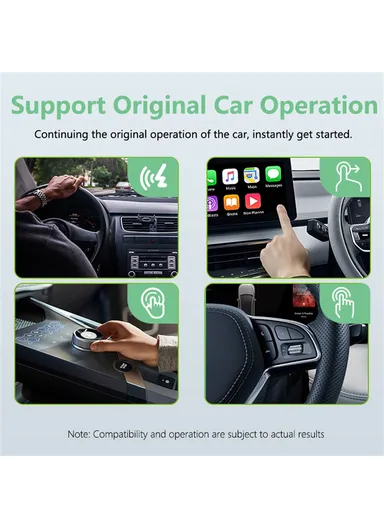 2+16GB Wired to Wireless CarPlay &amp; Android Auto Adapter Bluetooth &amp; WiFi FB1