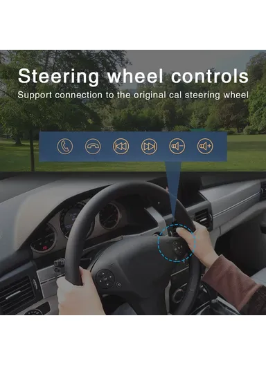 9 Inch Car Stereo Display Screen with Cooling Fan, GPS Navigation, Android 13 Multimedia Player for Central Control, 2+32GB