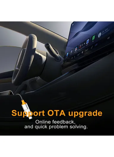 Wireless CarPlay Android Auto Adapter Plug &amp; Play Car Upgrade Converter