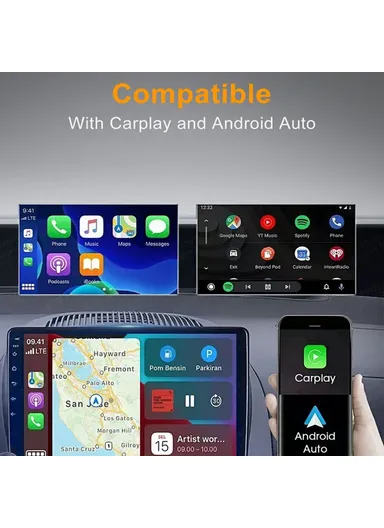 Wireless CarPlay Android Auto Adapter Plug &amp; Play Car Upgrade Converter