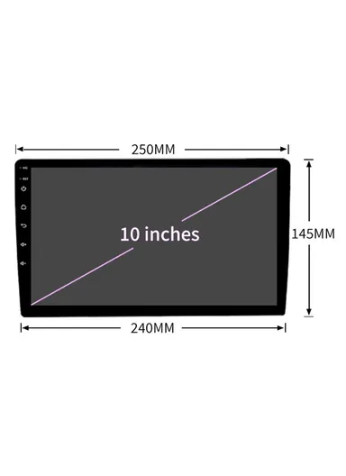 10-inch Car Central Control Display Screen WiFi &amp; Bluetooth-Compatible Android 12 Multimedia Player 1+32GB