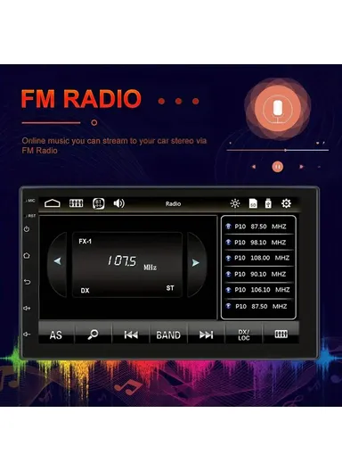 10-inch Car Central Control Display Screen WiFi &amp; Bluetooth-Compatible Android 12 Multimedia Player 1+32GB