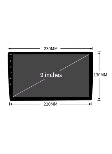 9-inch Car Central Control Display Screen WiFi &amp; Bluetooth-Compatible Android 12 Multimedia Player 1+32GB