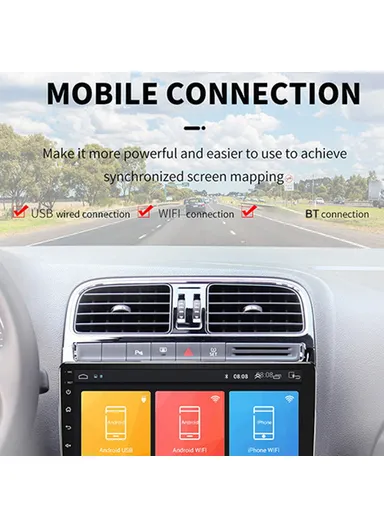 9-inch Car Central Control Display Screen WiFi &amp; Bluetooth-Compatible Android 12 Multimedia Player 1+32GB