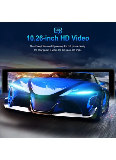 10.26-inch Portable Car Display Wireless Car Play Android Auto MP5 Player GPS Navigation System W509