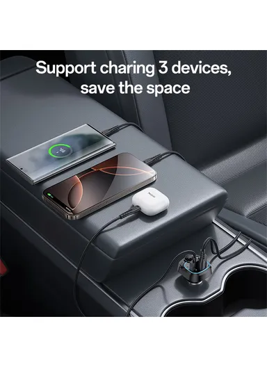 Car Charger MP3 Player with Bluetooth 5.3, FM Transmission &amp; Hands Free Calling Y70