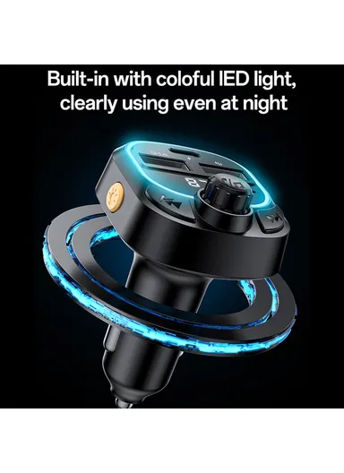 Car Charger MP3 Player with Bluetooth 5.3, FM Transmission &amp; Hands Free Calling Y70