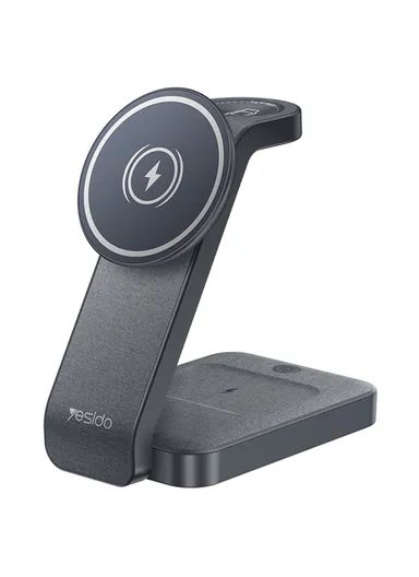 Foldable Charging Stand Night Light Phone, Watch, Earphone Magnetic Wireless Charger DS26