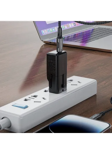 PD 30W Single USB-C GaN Charger Multi-Function Adapter Z7 - EU / UK / US / AU Plug