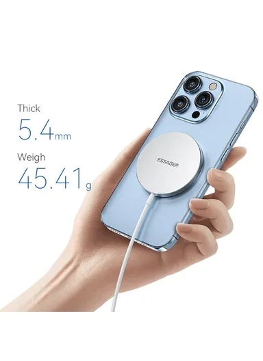 3-in-1 15W Magnetic Wireless Charger for iPhone 12 / 13 / 14, AirPods, iWatch Slim Charging Pad