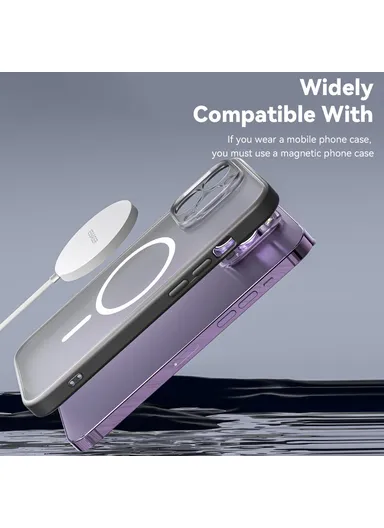 15W ABS Magnetic Wireless Charger Phone Charging Pad For iphone 12, 13 &amp; 14 Series - White