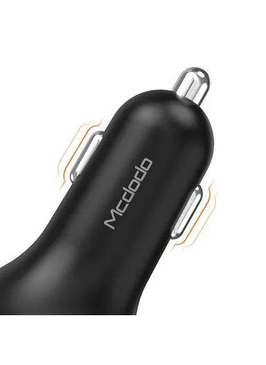 Car Charger Wireless Music Player with FM Radio &amp; Bluetooth CC-6880 - Black