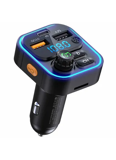 PD 20W Fast Charging Car Charger Bluetooth-compatible MP3 Player WP-C52