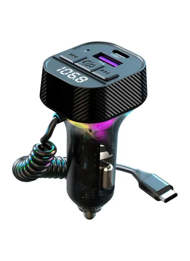 Car Bluetooth-compatible Receiver FM Transmitter MP3 Player Fast Charging Car Charger C53