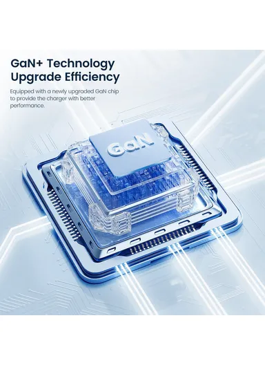 33W Fast Charging Digital Display Wall Charger USB A + Type C GaN Power Adapter TCT33-22EU
