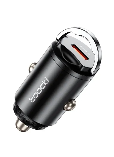 45W Car Charger USB-C Fast Charging Adapter Rhombus Design with Pull Ring TQ-CC34