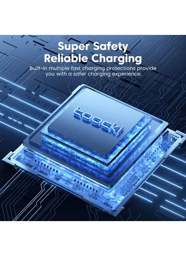 45W Car Charger Dual USB-C Fast Charging Adapter with Pull Ring TQ-CC34B