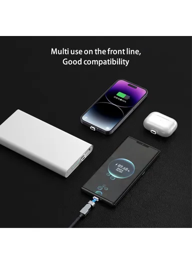 1m PD 100W Fast Charging Cable 480Mbps 180 Degree Rotating Magnetic Data Cable with Type-C / iP Adapters