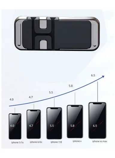 Kirsite Magnetic Cable Clip Holder Multipurpose Cable Management for Car and Home Supplies - Silver