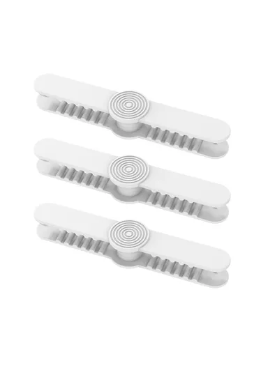 3Pcs Cord Organizer for Appliances Self Adhesive Kitchen Appliance Cable Winder DD-06 - White